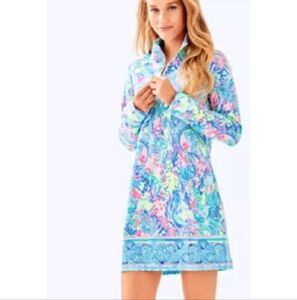 Lilly Pulitzer Long Sleeve Skipper Dress UPF 50+ Size XL
